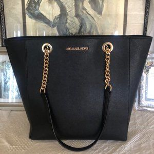 Michael Kors Jet Set Chain Tote Leather barcode 38S0CTCT9L